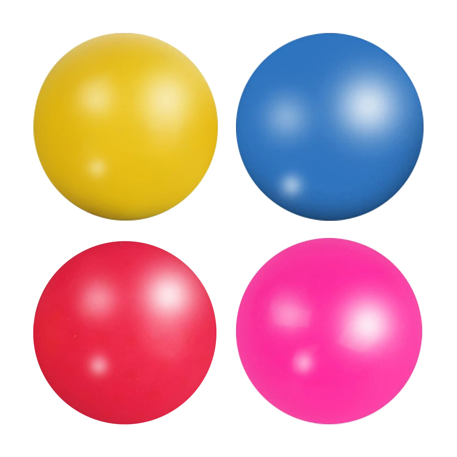 Soft Squeeze Toy Cute Stick Ball Stick Wall Ball Toys Anti Stress Sticky Squash Ball Squishy Toys