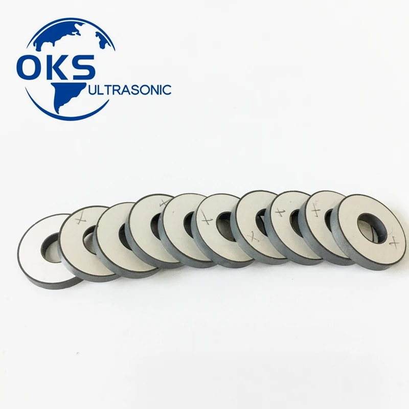 

38.1*13*6.3mm P4/P8 Industrial Ring Piezoelectric Ceramic Materials 10pcs/Lot