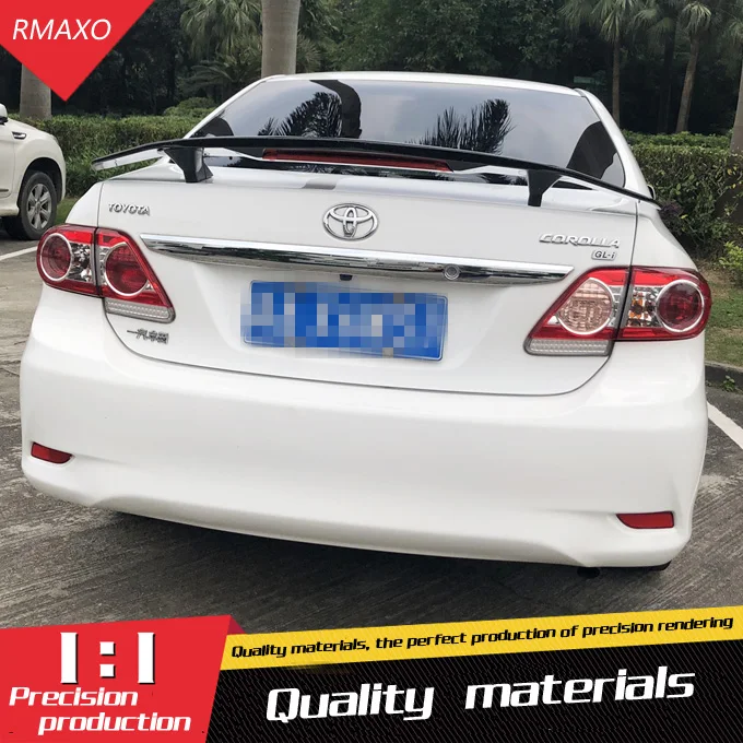 Спойлер для Corolla 2008-2018 Toyota высококачественный ABS Материал заднее крыло автомобиля