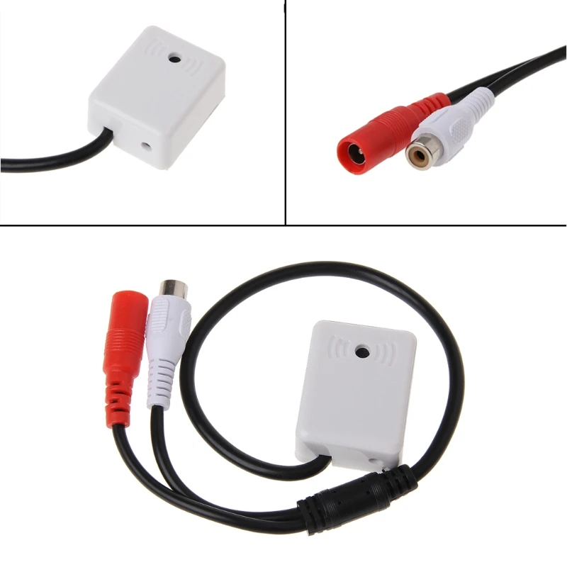

Microphone Audio Pickup Sound Monitoring Device For CCTV Camera Security System