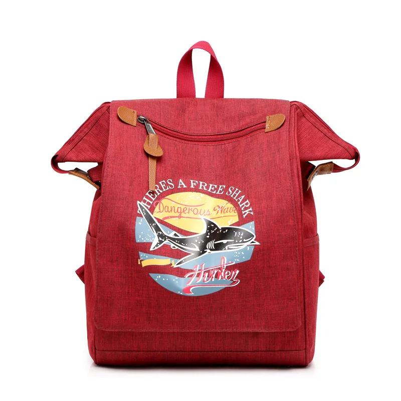 

Korean-style Fashion & Sports Casual WOMEN'S Backpack Middle School Students School Bag Printed Backpack