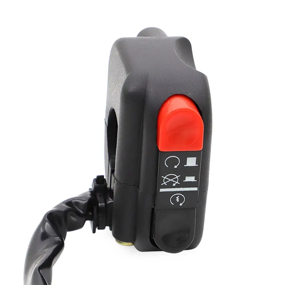 Domino Universal Kill Switch Button Black Race Track Bike Off Road Motorcycle 