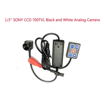 

700TVL Mini 1/3'' SONY CCD Black and White Analog Camera Separated Control menu board Mini Camera Security Surveillance