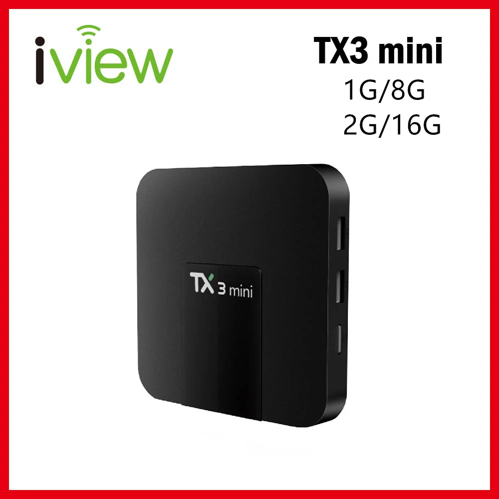 ТВ приставка TX3 Mini на Android 7 1 4K Встроенный Wi Fi ГБ/8 ГБ ОЗУ 2 ГБ/16 Гб ПЗУ медиаплеер с