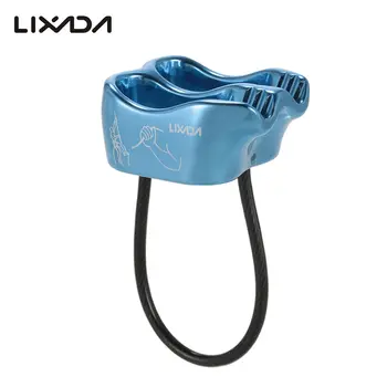 

Lixada Double Slot ATC Belay Rappel Device Outdoor Rock Climbing Carabiners Abseiling Downhill Safety Ring Climbing Equipment