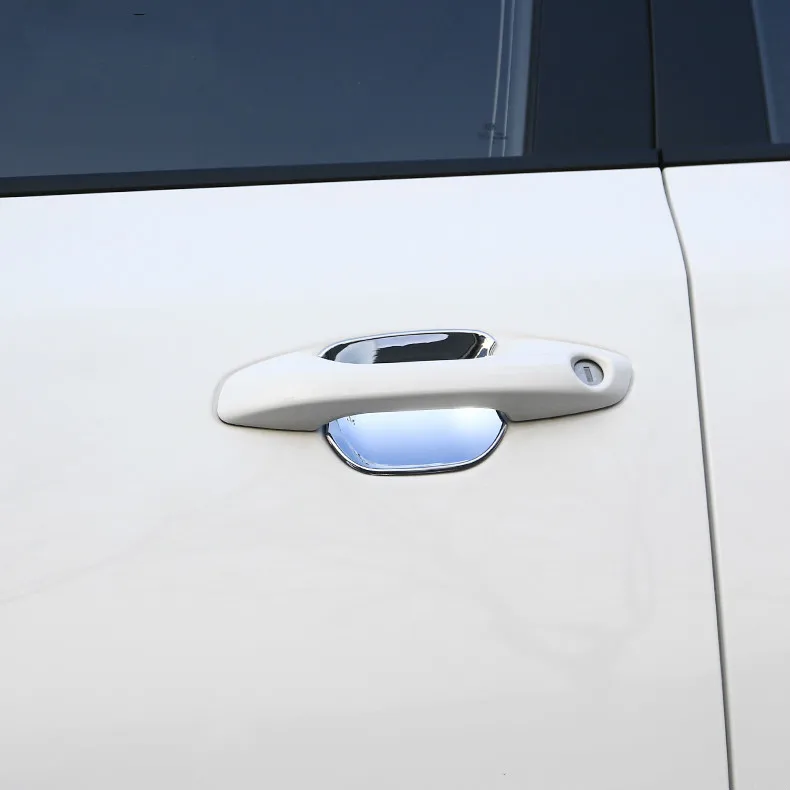 Для Kia Rio 4 X-line ABS Хромированная карбоновая дверная ручка, накладка, украшение автомобиля, аксессуары для укладки