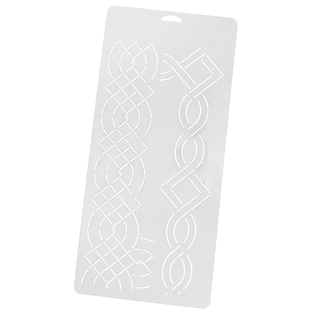 Semi-Transparent Acrylic Quilt Template Patchwork Embroidery Stencils, Rectangle
