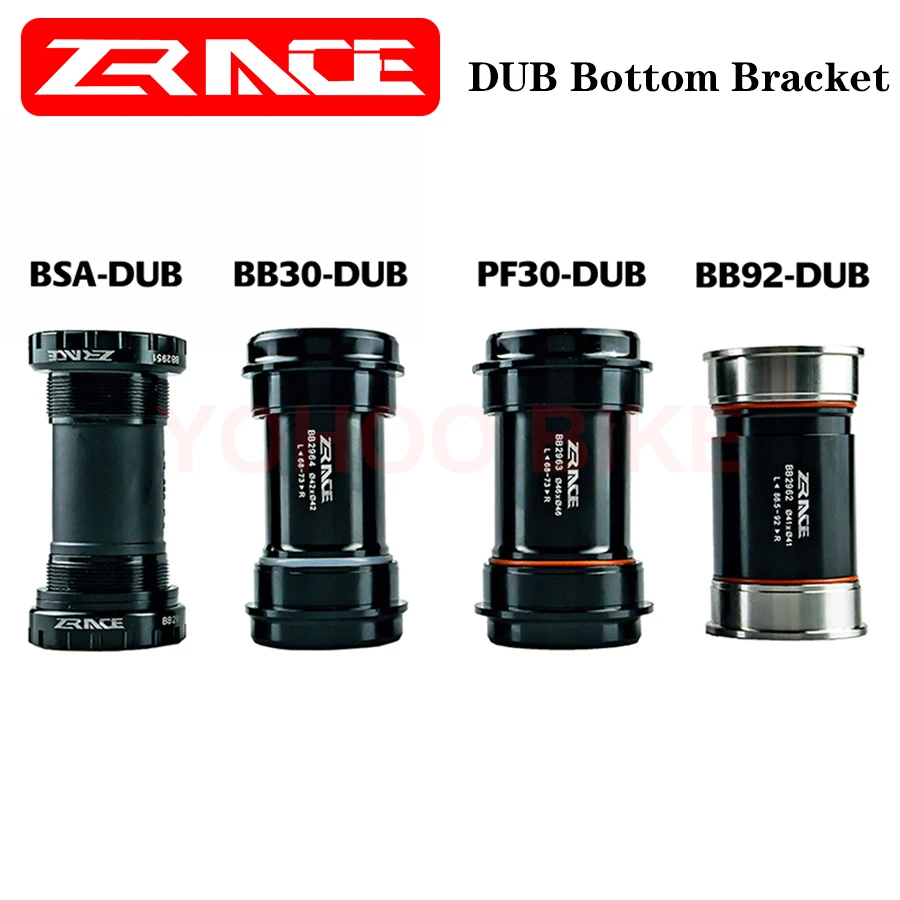 ZRACE Bike DUB Bottom bracket for SRAM MTB / Road Crank DUB BSA BB92 PF30 BB30 Compatible with traditional tools BB29