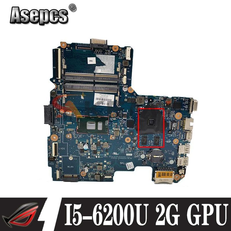 Новинка 858031-601 858031-001 6050A2822501-MB-A02 для HP 14-AM 240 G5 14-AR материнская плата ноутбука I5-6200U