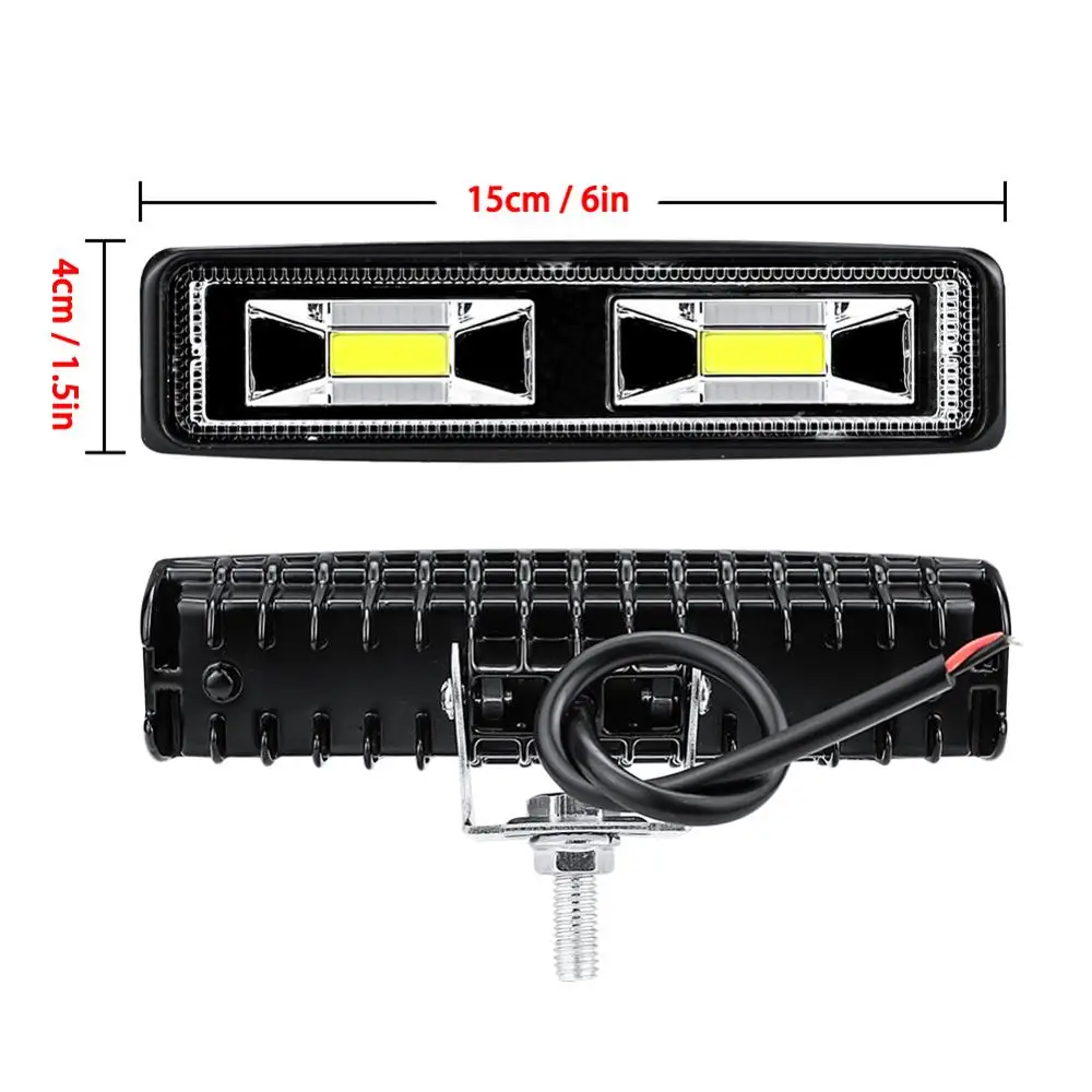 Preise 2 stücke 48W 16LED 6500K Auto Arbeit Glühbirne Spot Strahl Bar Auto SUV Lkw Wasserdichte Off Road fahren Nebel Lampe für Jeep BMW
