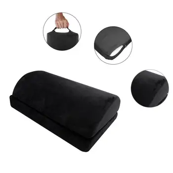 

New Office Body Foot Rest Cushion Under Desk Foot Rest Pillow Solid Foam Cushion Memory Foam Knee Cushion Non-Slip Washable