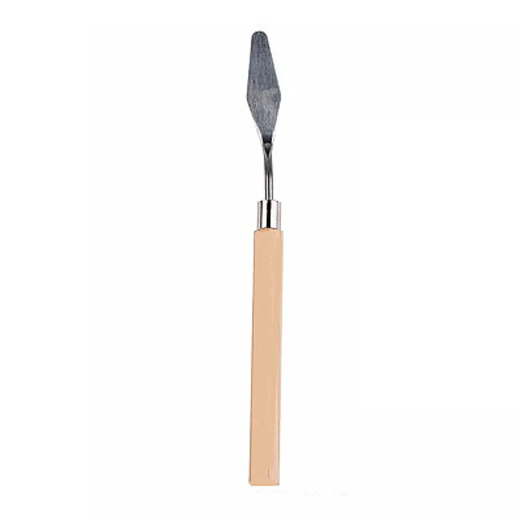 Painting Knife Set Versatile Stainless Steel Wood Palette Paint For Mixing Paints Thick Applications | Инструменты
