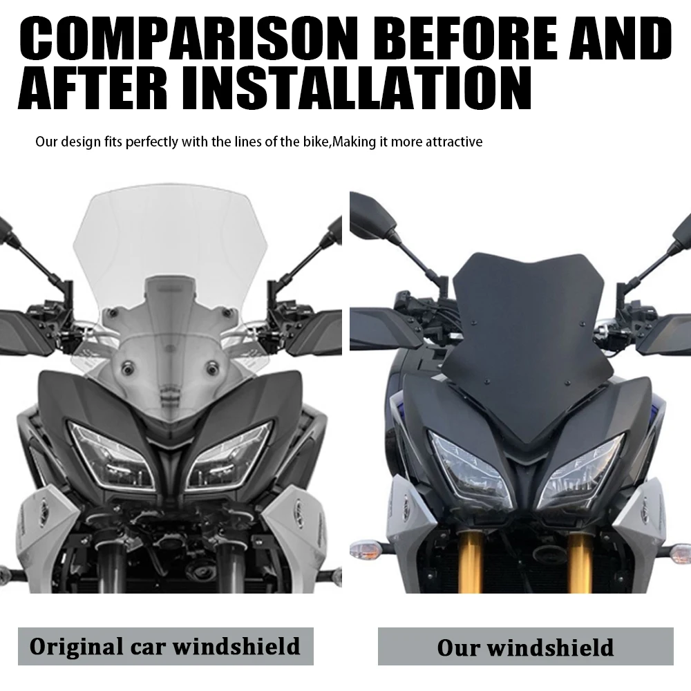 Windscreen Deflector Protector for YAMAHA MT-09 TRACER GT TRACER9 TRACER 9 GT