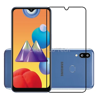 

30 Pcs/Lot 9H Premium Tempered Glass Full Coverage Screen Protector Protective Film for Samsung Galaxy M01S M017F