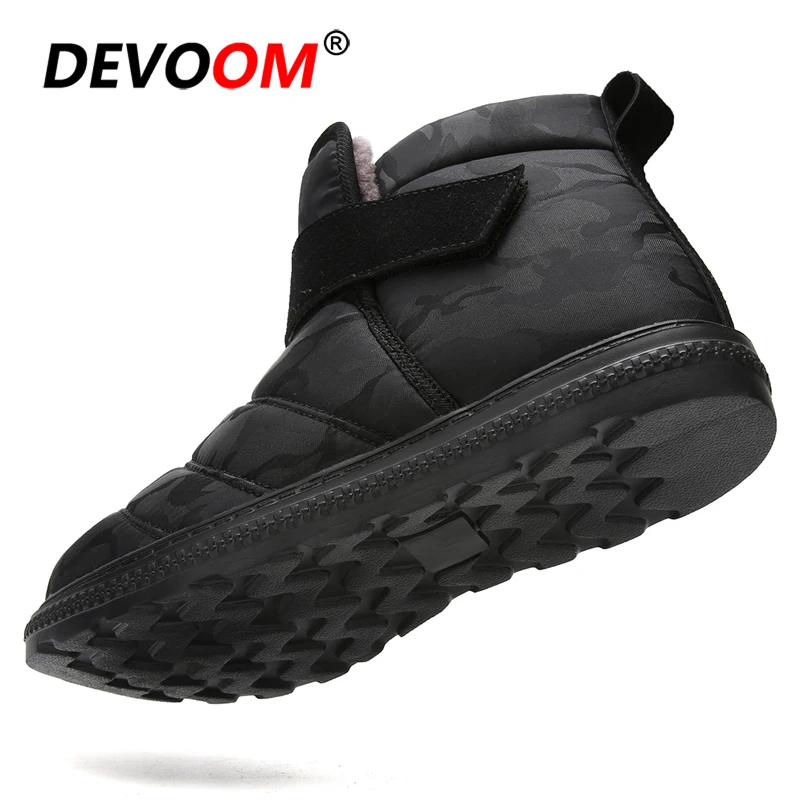 Skup Buty wodoodporne śnieg kobiety czarne buty zimowe buty damskie botki buty śnieżne dla kobiet Unisex pary moda kamuflaż