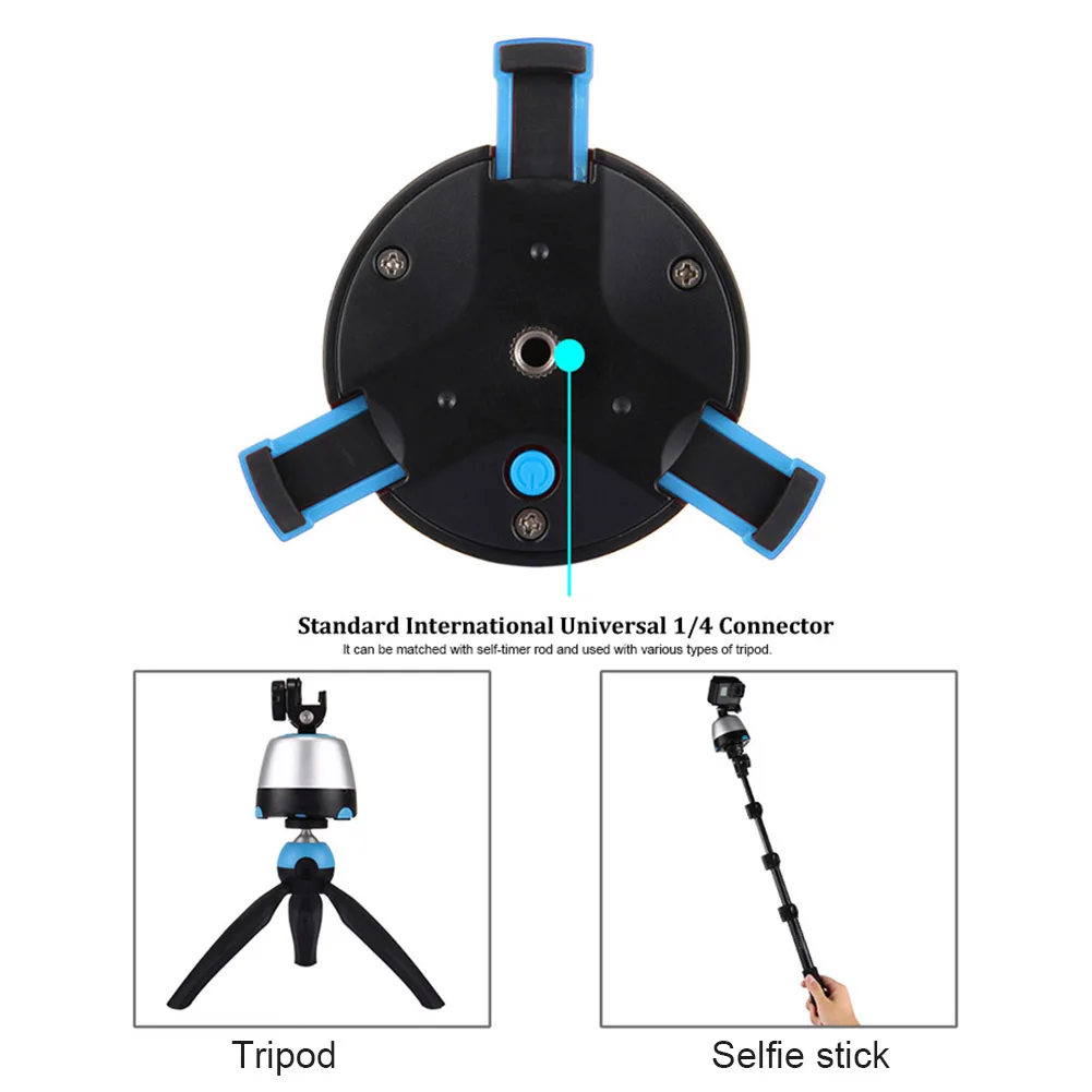 

Electronic Rotation Panoramic Tripod Head Kit Multifunction Wireless Communication WIF66