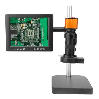 

100X Digital Industrial Microscope Phone Maintenance CCD with Display Camera US Plug 110V-240V