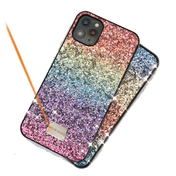 

Women Luxury Gift Phone Back Case for iphone 11 Pro Max 11Pro Color Myl-911 Gradual Glitter Hard Case for iphone Xs Max cases