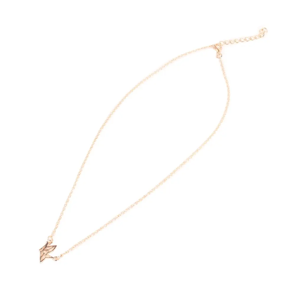 

Clavicle Chains Necklace for Girls Bergamot/Paper Crane Bird/Woodpecker/Key Shape Alloy Pendants Party Jewelry Accessories