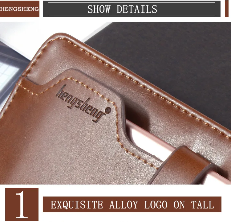 New Long Business Men's Leather Wallet With Coin Pocket Big Capacity Man Phone Purse Fashion Zipper Clutch Bag For Male