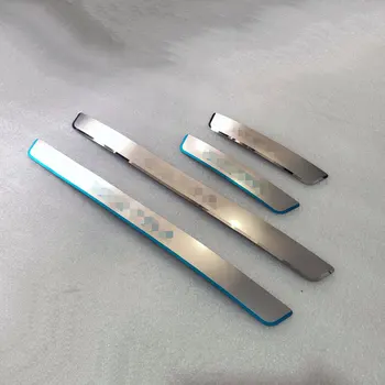 

Door Sill Welcome Scuff Plate Pedal Strip for Vauxhall Opel Vectra B Stainless Steel Trim Car Styling Accessories 4 Pcs