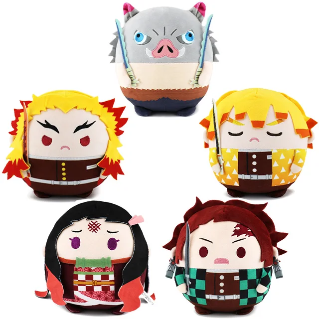 New Arrival Anime Demon Slayer Rengoku Kyoujurou Plush Toys Soft Anime Kamado Tanjiro Nezuko Stuffed Doll Toys Christmas Gifts 1