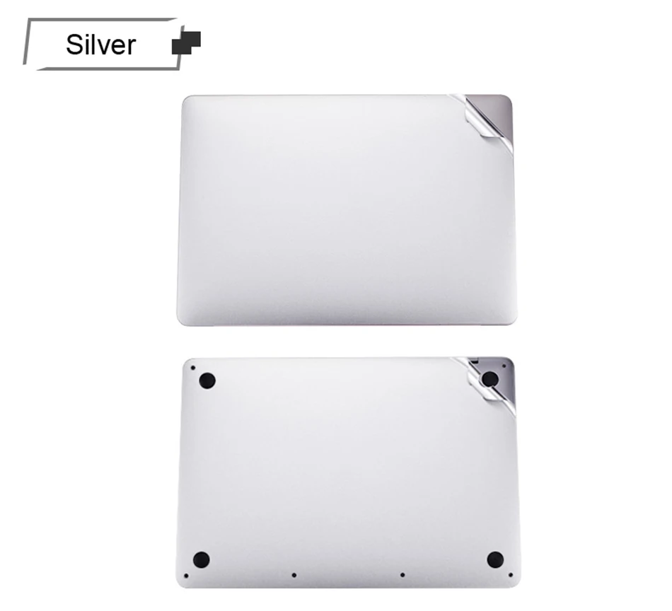 Vinyl Decal Guard Front + Bottom Guard Cover Skin Protector Sticker For Apple Macbook Air 11 13" Pro 16" 15" A2251 A1900 A2485 vinyl film sticker laptop sticker