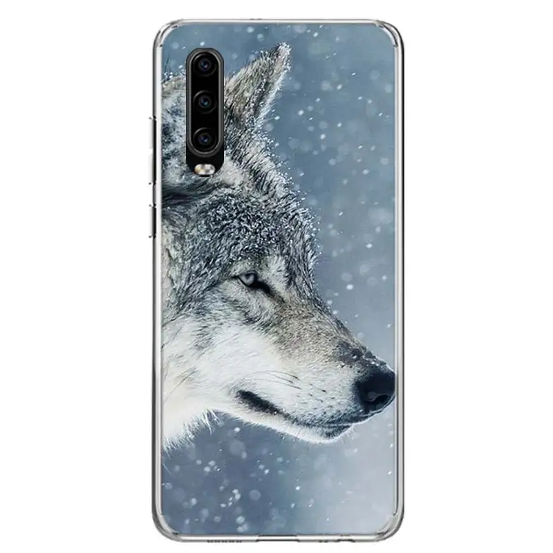 Волчий свирепый чехол для телефона huawei P30 P20 mate 30 20 10 Pro P10 Lite P Smart Z+ Coque Shell Capa - Цвет: TW052-8