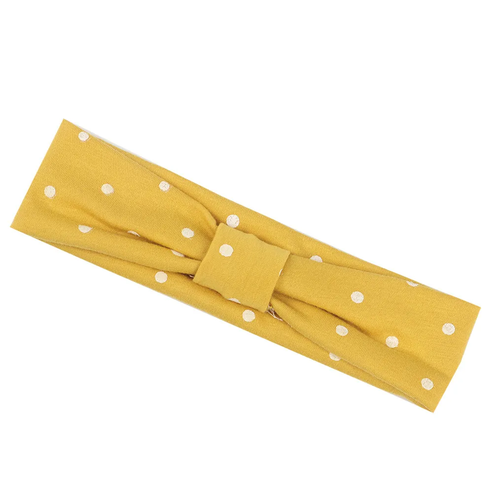 Cute Baby Toddler Infant Headband Girls Bow Polka Dot Knot Headband Stretch Hairband Headwear hair accessoriesbaby 