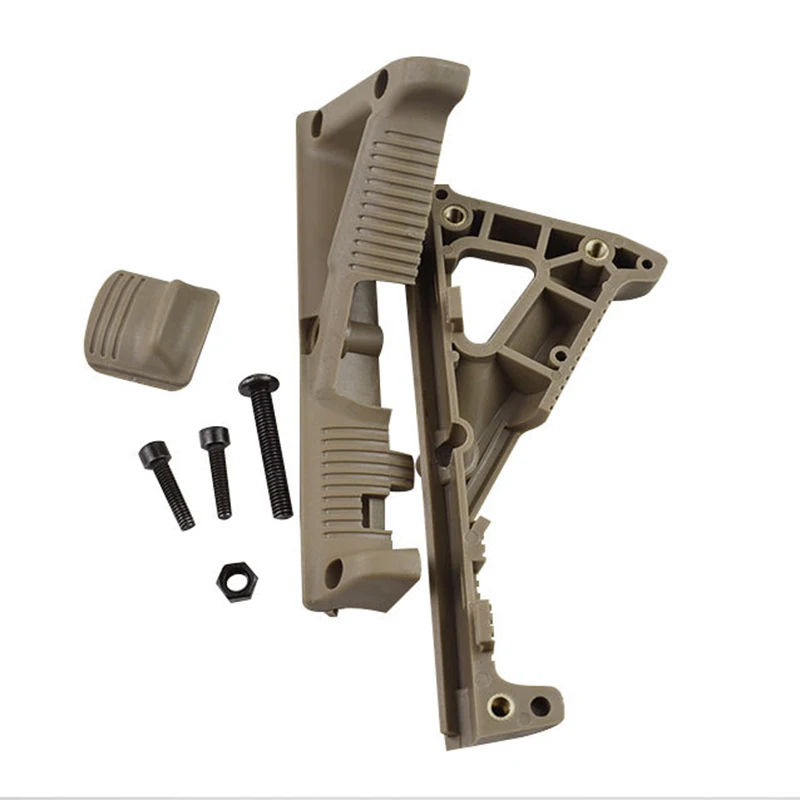 

Tactical Accessories Polymer Ergonomic Rifle Pistol Grips Pistol Handle Finger Grooves Triangle Tactical Pistol Front Grip