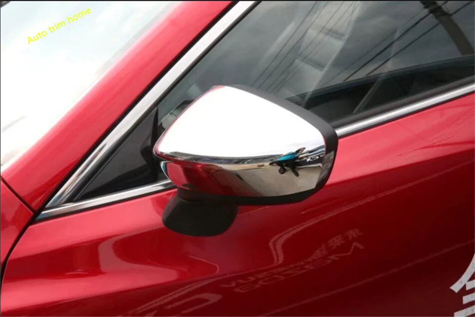Lapetus переоборудование экстерьера комплект подходит для Mazda 6 2013- ABS хром Дверь Зеркало заднего вида украшения Крышка отделка 2 шт./компл