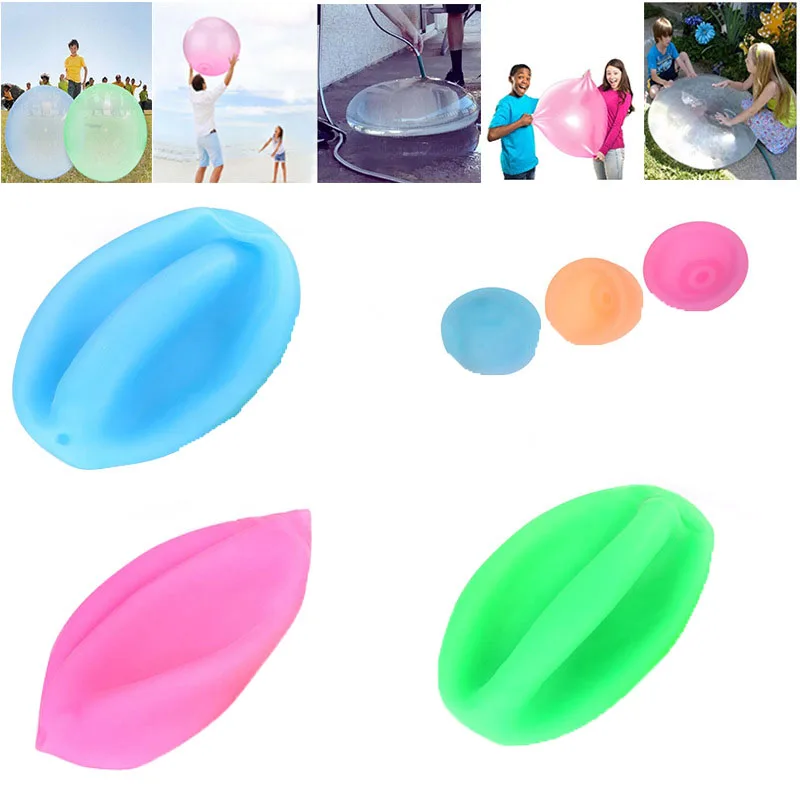 

TPR Bubble Water Blow Balloon Balls Funny Toy Ball Amazing Super-large Rubber Stress Ball Inflatable Toys For Kids Outdoor Play