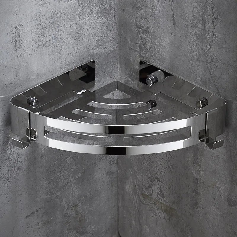 Bathroom Shelves Hardware Rack 304 Stainless steel storage rack shower shelf shampoo rack towel rack foldable shelf shelf bracket bathroom storage shelf storage shelf shampoo holder bathroom shelf bathroom accessories bathroom corner shelf toilet shower rack shower rack floating shelves