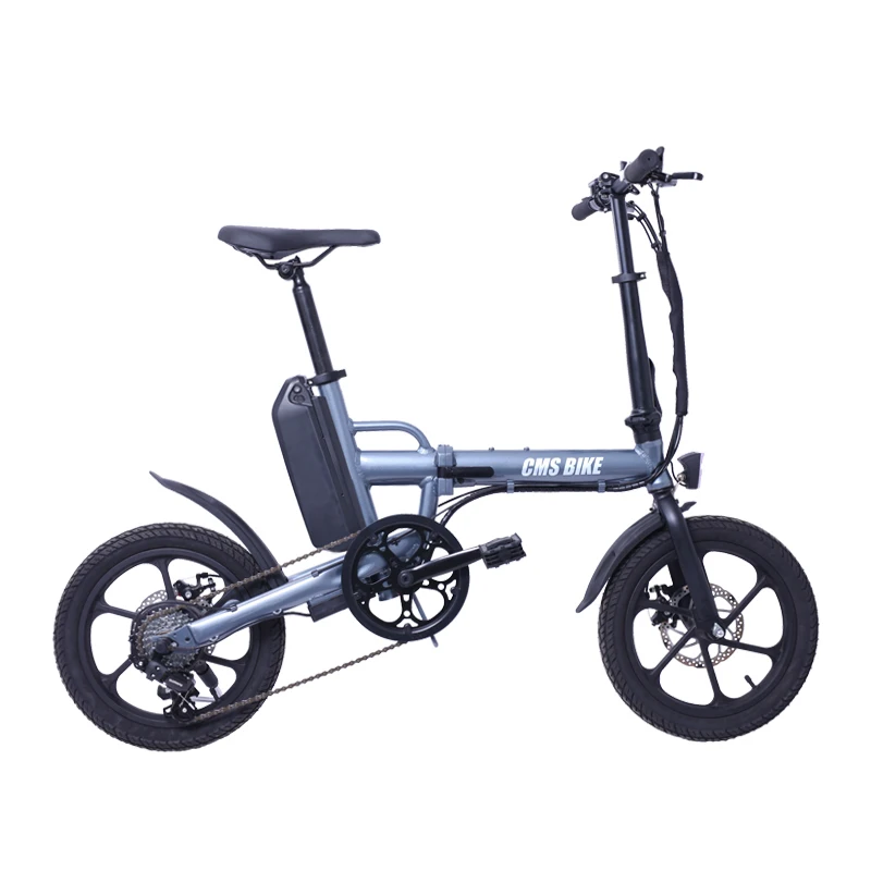 Маленький складной электровелосипед CMSBIKE из алюминиевого сплава с диагональю 16