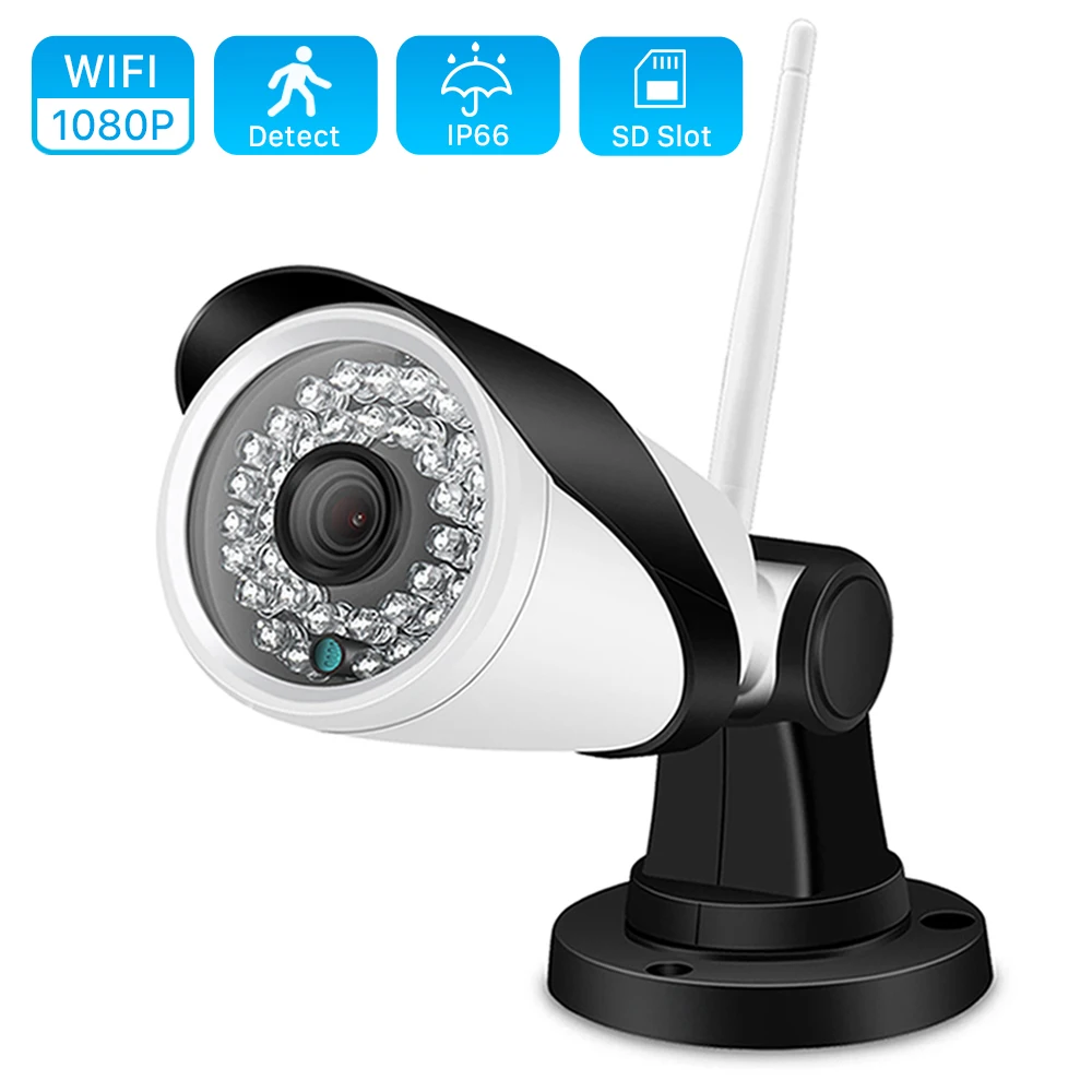 

ANBIUX HD 720P 1080P Wifi IP Camera Onvif 2.0MP HD Outdoor Weatherproof Infrared Night Vision Security Video Surveillance Camera