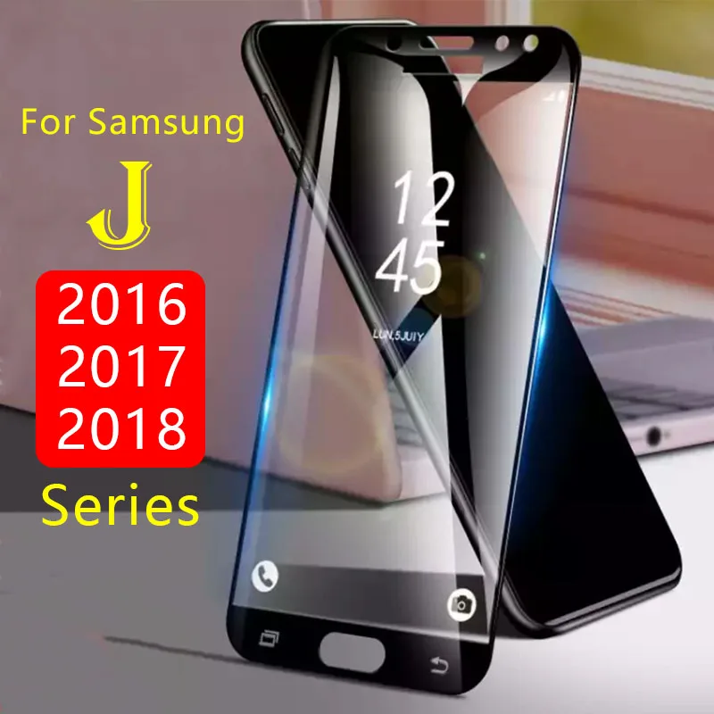 Tempered Glass Phone Case for Samsung J3 J5 J7 2016 2017 J4 J6 2018 Protective Screen Protector on Galaxy J 3 5 7 4 6 Film | Мобильные