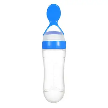 

Baby rice paste bottle baby silicone milk bottle squeeze spoon children's food supplement bottle rice paste spoon rice paste fee