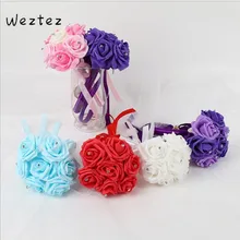 Свадебные букеты Свадебный букет цветов Искусственный Свадебный букет SPH148