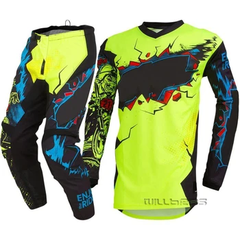 

ONE MX Element Factor Motorcycle Jersey Pants Gear Set Motocross Combination Driving Riding Motorbike Racing Suit