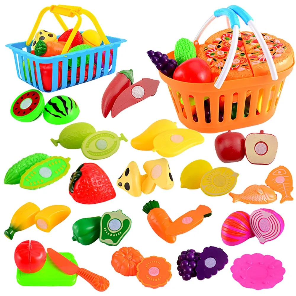 Toys For Children Pretend Play New Plastic Kitchen Toys Cutting Fruit Vegetable Animal 16~24pc Educational Toys For Children Toys For Children Pretend Play New Plastic Kitchen Toys Cutting Fruit Vegetable Animal 16~24pc Educational Toys For Children