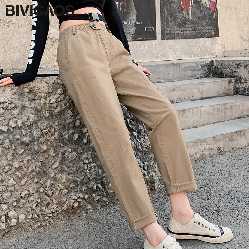 Womens Casual Pants Spring New Korean 