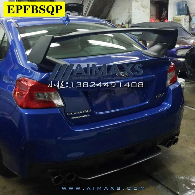 Неокрашенный спойлер для заднего багажника Subaru Impreza WRX STI 2007 2016|Спойлеры и крылья| |