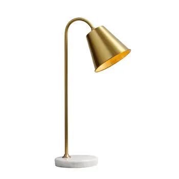 Online 6W Dimmbare Led Lampe Kupfer Tisch Lampe Eye-schützen Lesen Lampe Büro Studio Home Tisch Schreibtisch Licht EU/UNS Stecker AC85V -240V Eingang