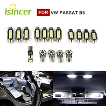 16pcs SMD LED interior car lighting for VW Passat B5 3B / 3BG Complete set reading mirror trunk lights lamps