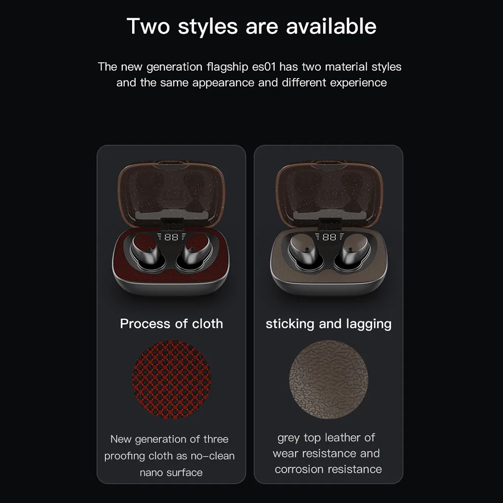 Bluetooth гарнитура с цифровым дисплеем стерео объемный звук беспроводная свободное