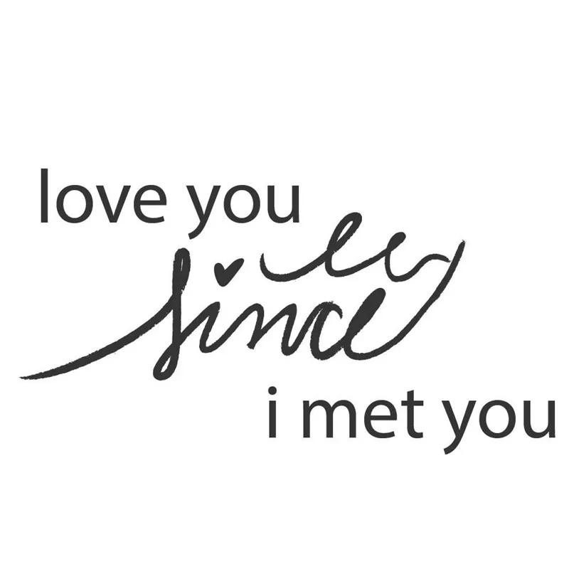 DiyArts Letter Love You Since I Met Metal Cutting Dies for Card Making Scrapbooking Embossing Cuts Stencil Craft 2019 | Дом и сад