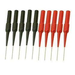 Sondes arrières d'extension de fil de Test multimètre, Micro broche à aiguille pointue en acier inoxydable pour testeur de prise banane 10 pièces 