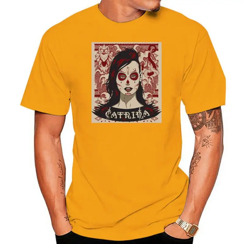 Catrina Женская и Сова унисекс футболка высокого качества | Мужская одежда
