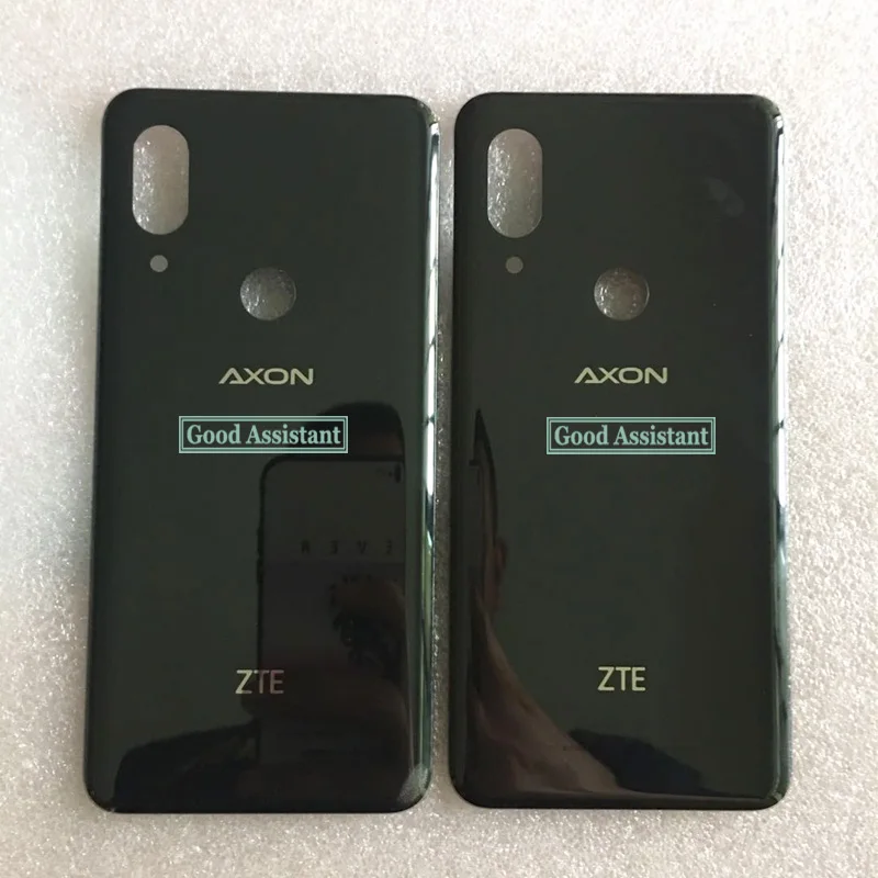 Черный 6,2 дюйма для zte Axon 9 Pro A2019 A2019G задняя крышка батарейного отсека, корпус, чехол на заднее стекло, запасные части