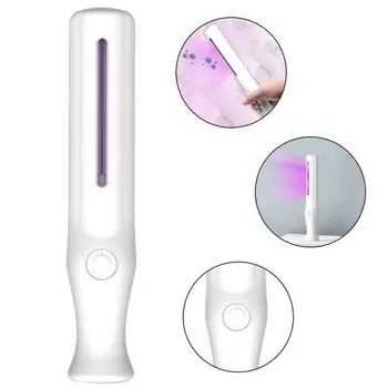 

2020 Hand-held UVC Disinfection Light Germicidal UV Disinfection Wand Household Dust Mites Sterilizer USB Bactericidal Lamp